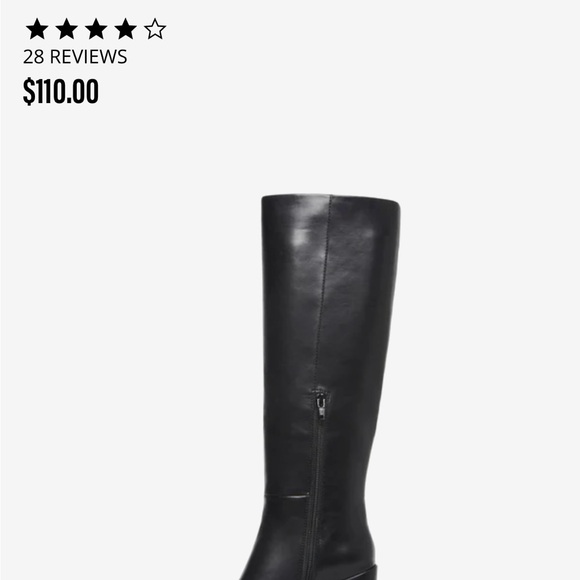 Steve Madden William Black 7.5 boots. Brand new, never worn. Asking 80 - Picture 2 of 3